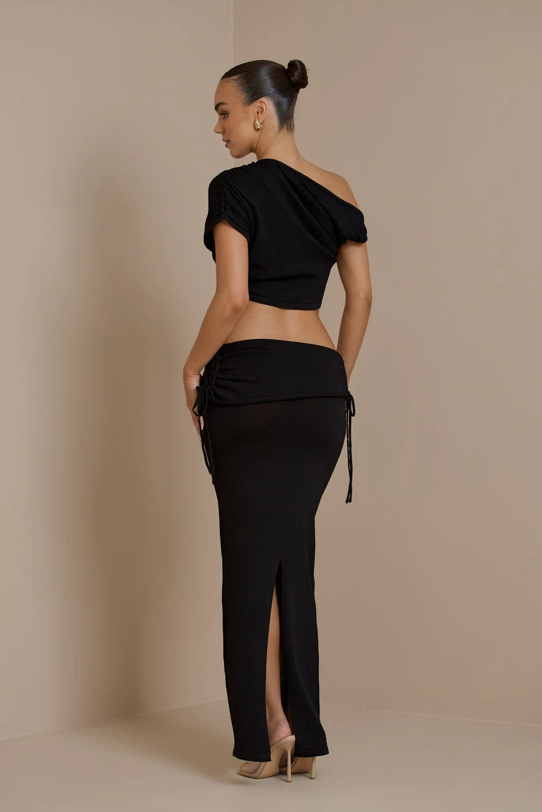 YRIS KNIT CO-ORD | BLACK - SALE