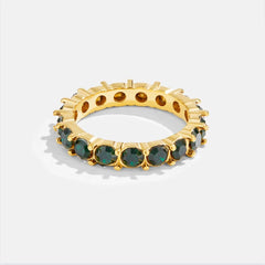 Vioraia Emerald Beauty 18K Crystal Ring