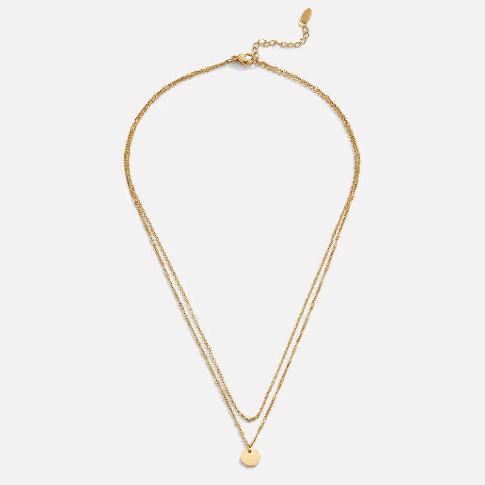 Vioraia Miranda Layered Gold Necklace