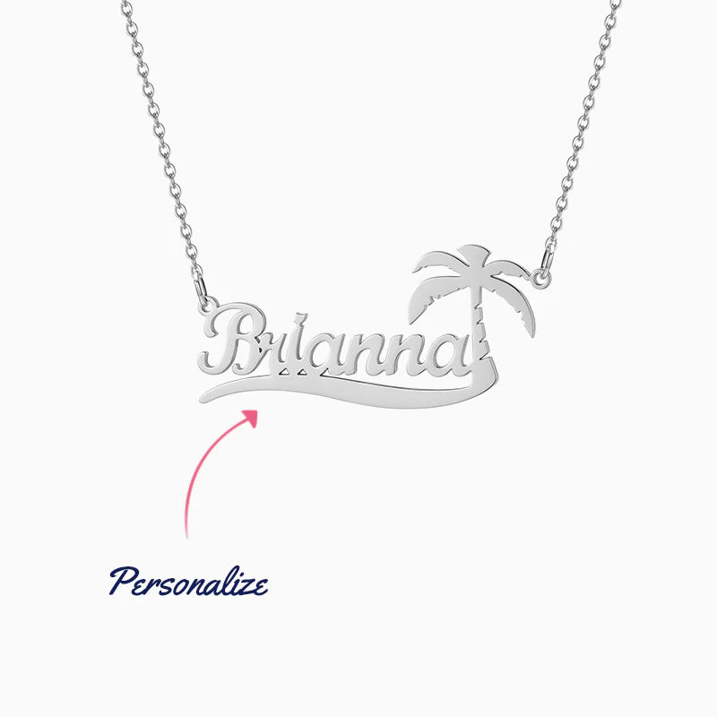 Vioraia Tropical Name Necklace