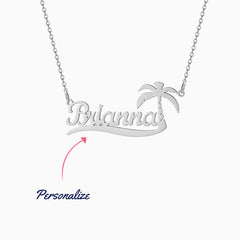Vioraia Tropical Name Necklace