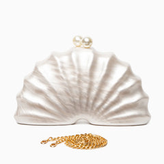 Vioraia Chloe Shell Clutch Bag