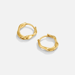 Vioraia Lala Twisted Hoop Earrings