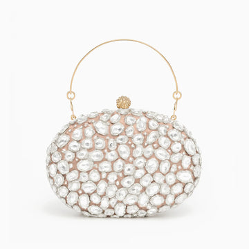 Vioraia Seraphine Gemstone Clutch Bag