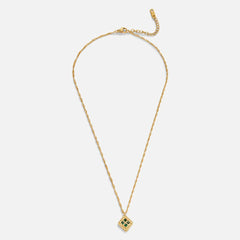 Vioraia Tiffany Emerald Pendant Necklace