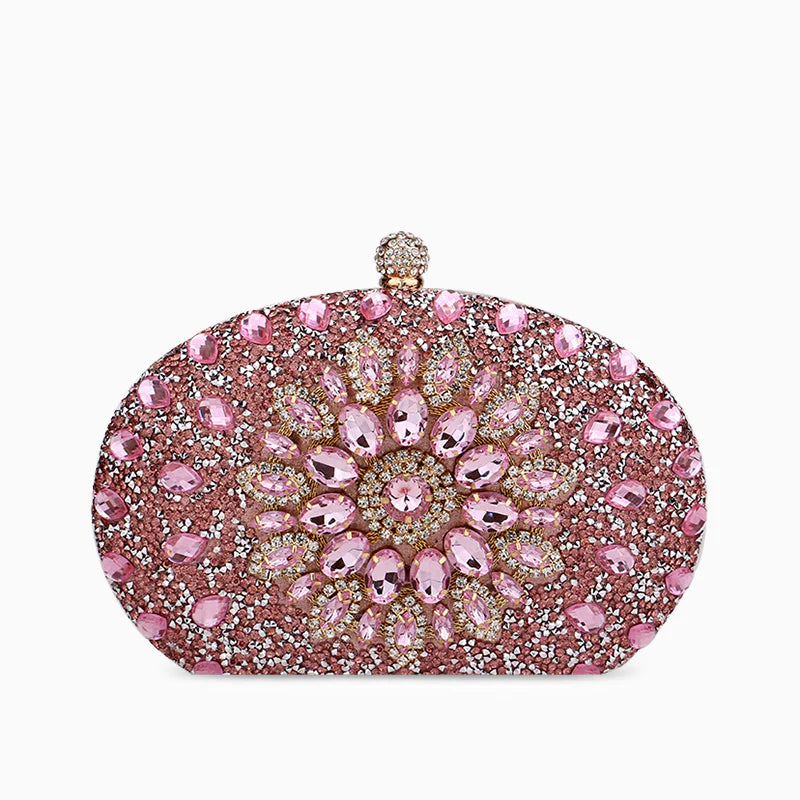 Vioraia Meghan Diamond Encrusted Clutch Bag