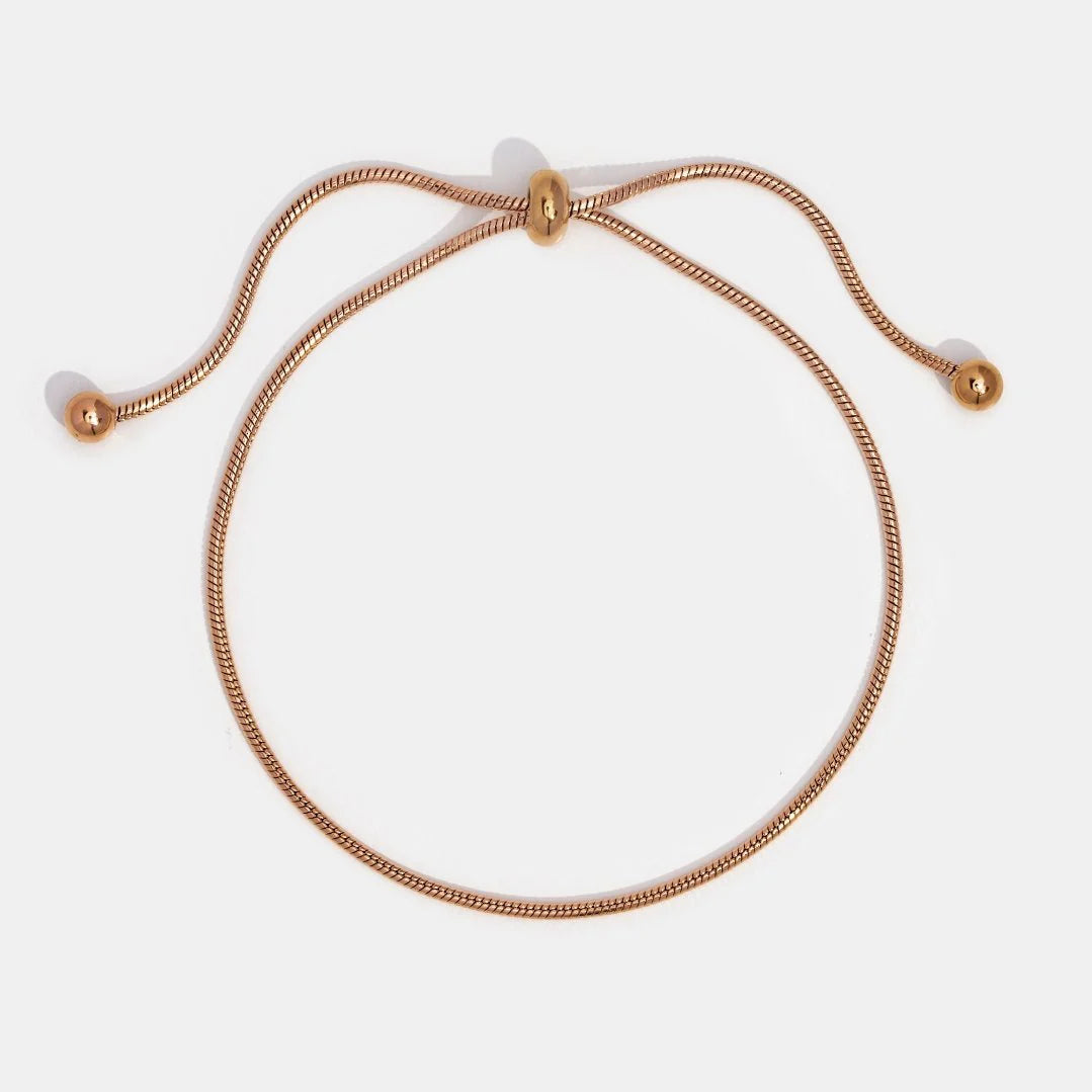 Vioraia Madison Rose Gold Chain Bracelet