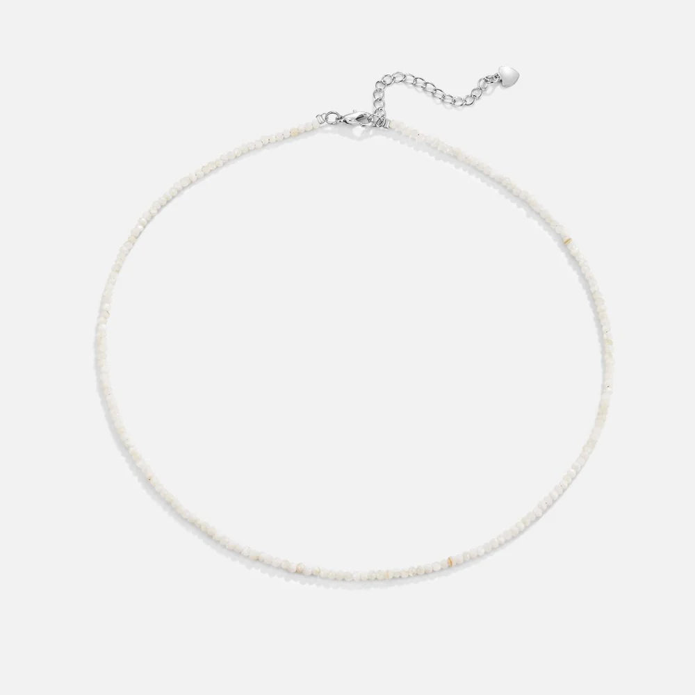 Vioraia Moonstone Beaded Necklace