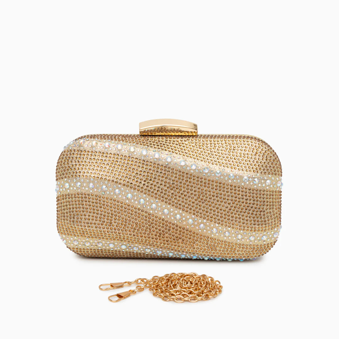Vioraia Emerald Glitz Clutch Bag