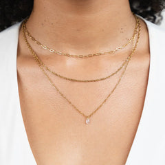 Vioraia Jana Triple Chain Necklace