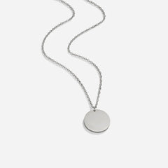 Vioraia Silver Coin Necklace