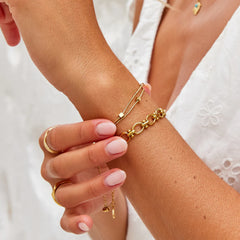 Vioraia Mia Layered Cube Bracelet