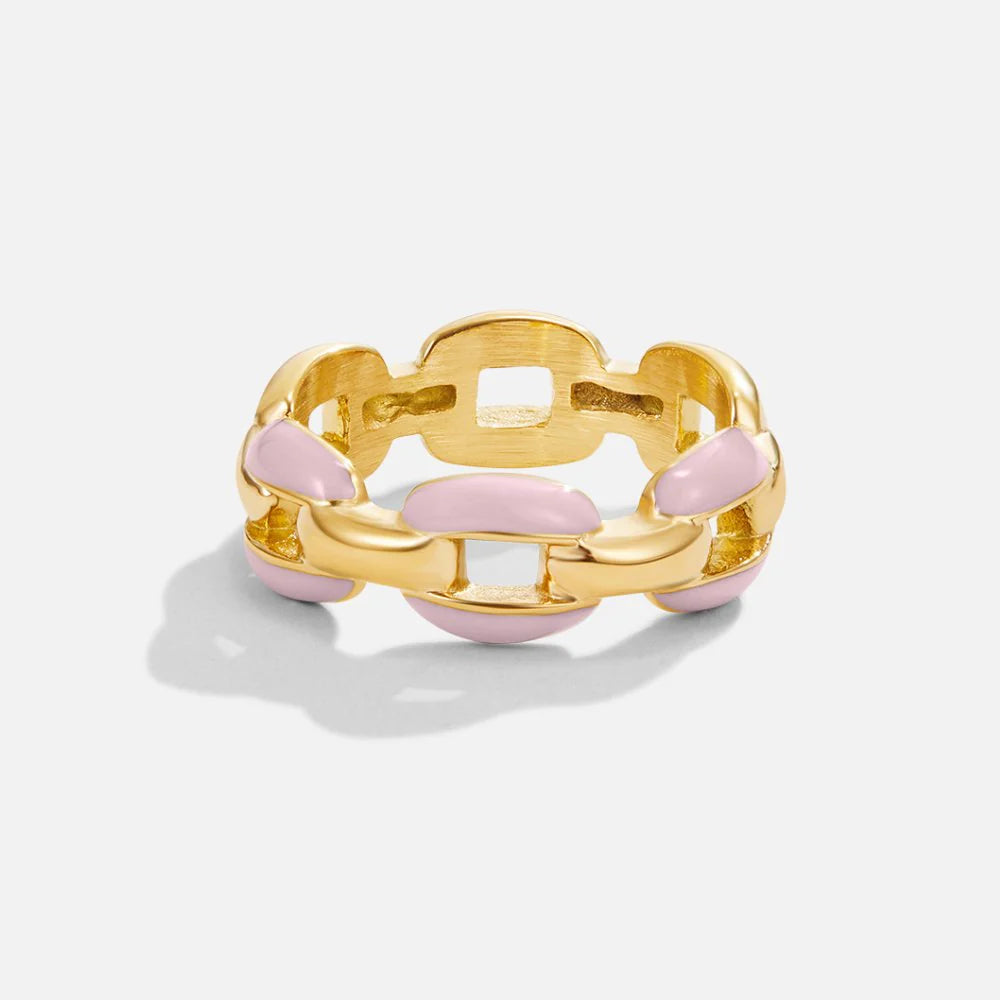 Vioraia Pink Reya Chain Ring