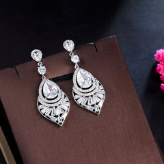 Vioraia Celestia Crystal Drop Earrings