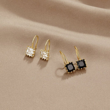 Vioraia Piper Crystal Drop Earrings