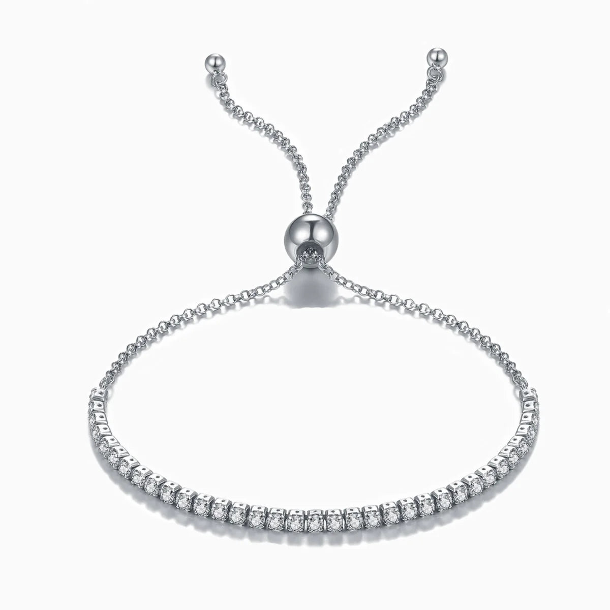 Vioraia Dazzling Tennis Slider Bracelet