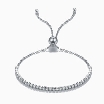 Vioraia Dazzling Tennis Slider Bracelet
