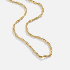 Vioraia Amaya Twisted Gold Necklace