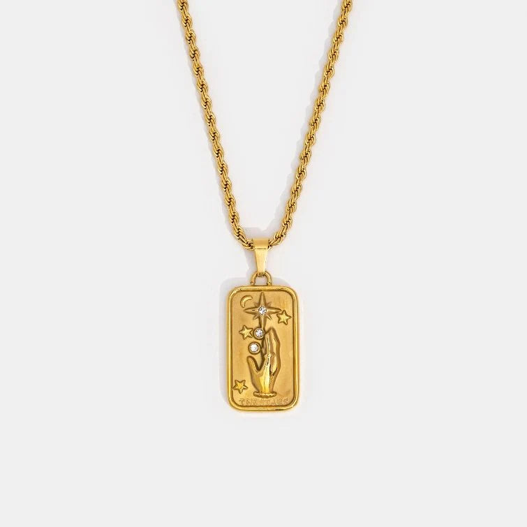 Vioraia ‘The Star’ Tarot Pendant Necklace