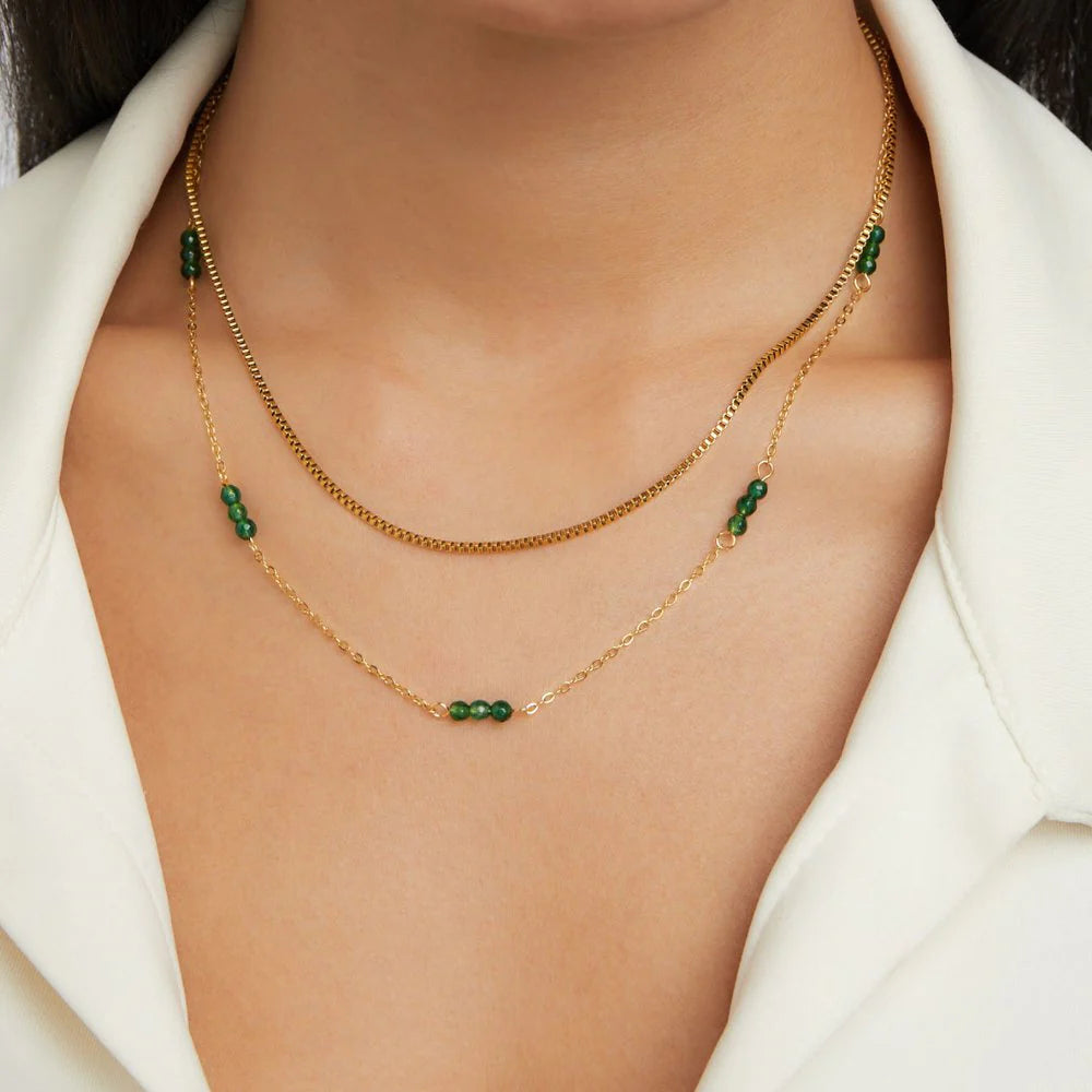 Vioraia Arizona Green Stone Necklace