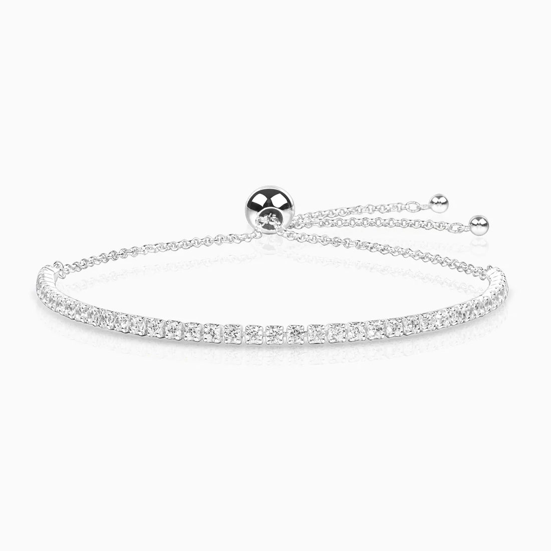 Vioraia Dazzling Tennis Slider Bracelet