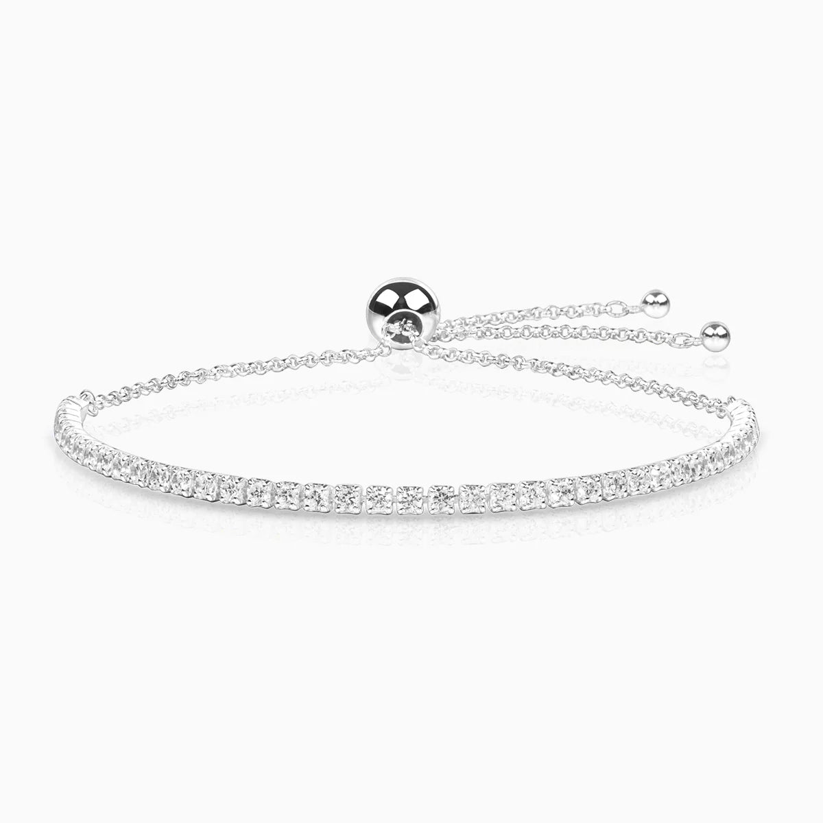 Vioraia Dazzling Tennis Slider Bracelet