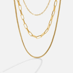 Vioraia Miela Layered Chain Necklace