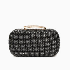 Vioraia Sara Diamond Encrusted Clutch Bag