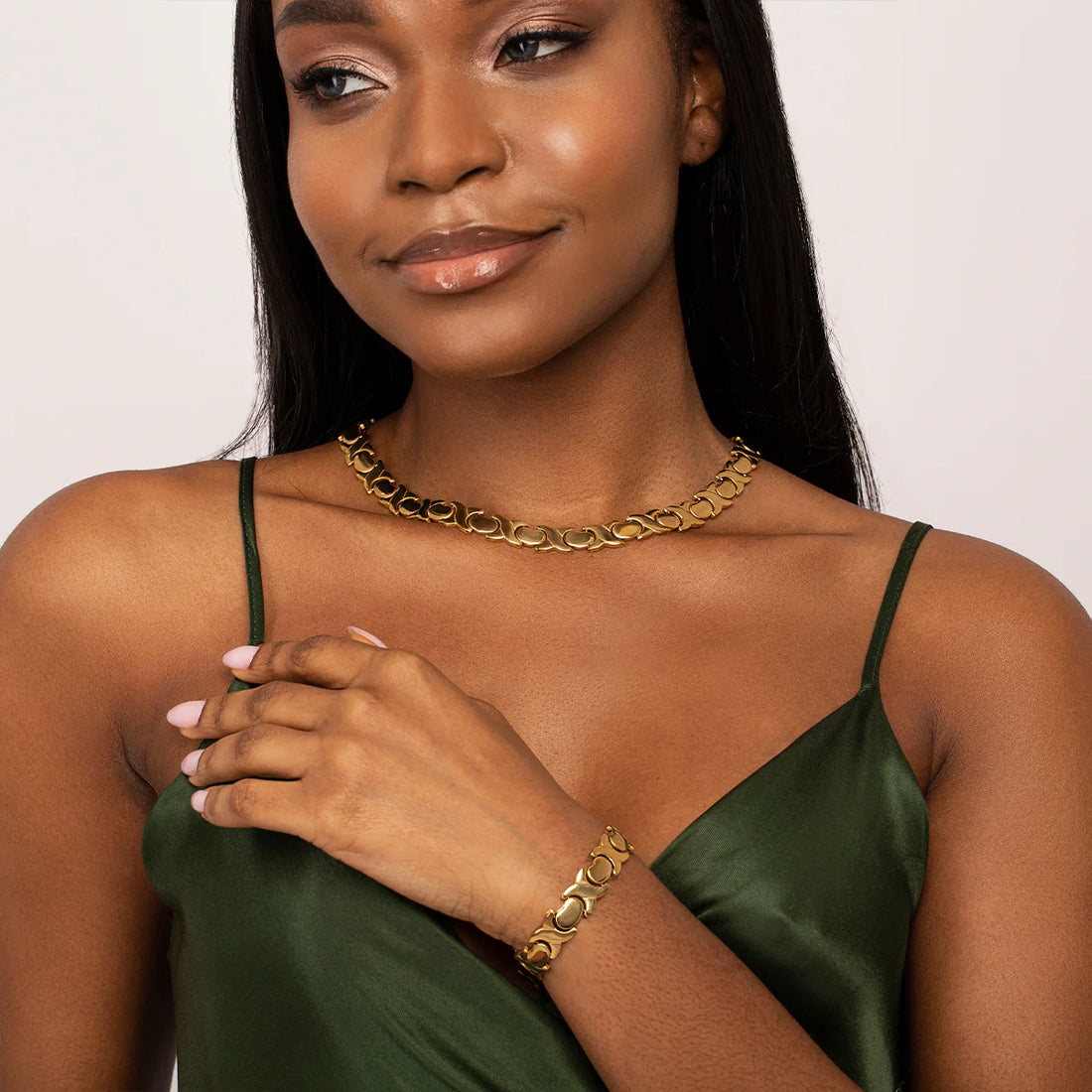 Vioraia Vintage Hearts Jewelry Set