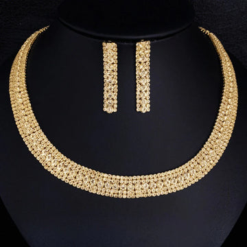 Vioraia Luxury Rhinestones Jewelry Set