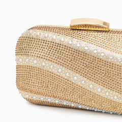 Vioraia Emerald Glitz Clutch Bag