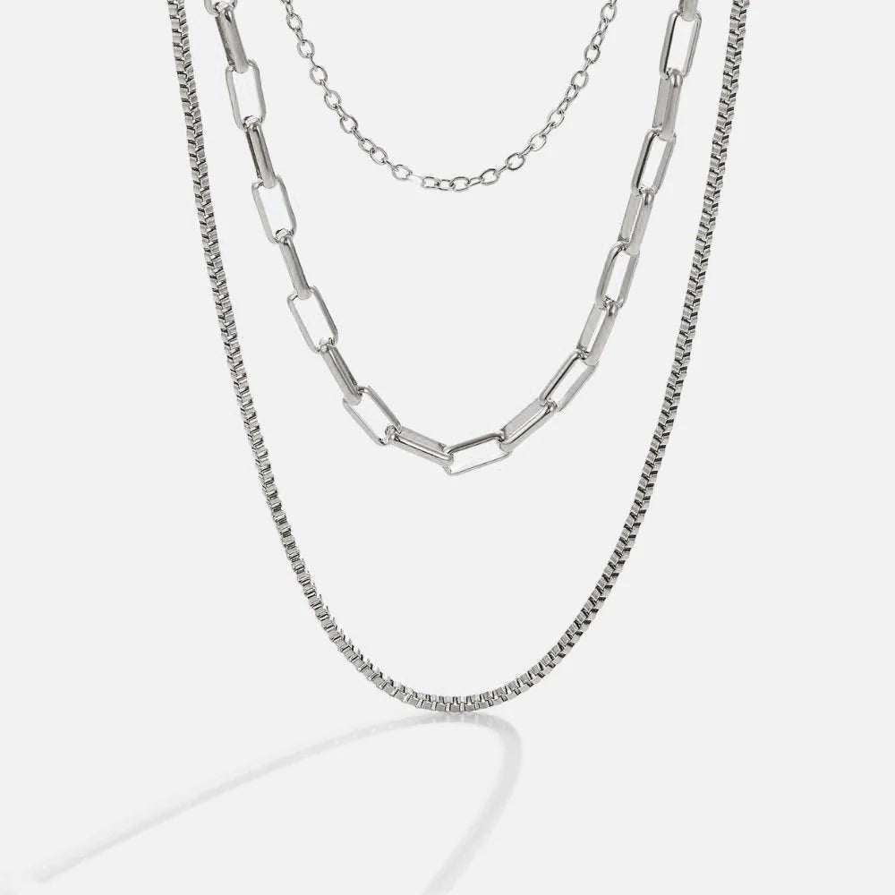 Vioraia Miela Layered Chain Necklace
