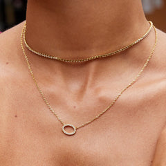 Vioraia Sienna Crystal Necklace