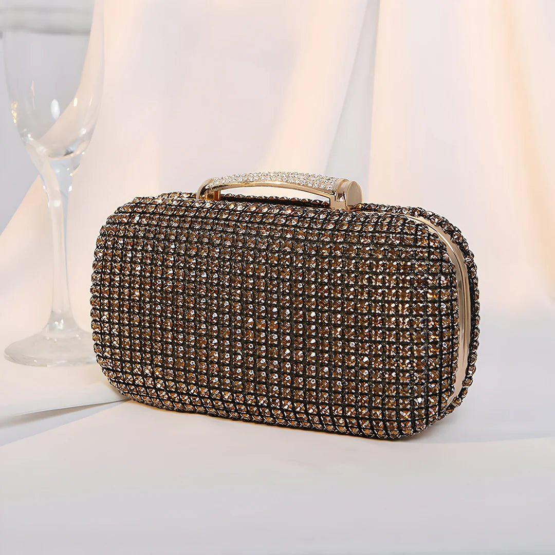 Vioraia Sara Diamond Encrusted Clutch Bag