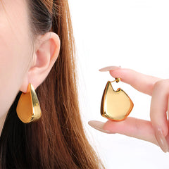 Vioraia Selena Sculptural Drop Earrings