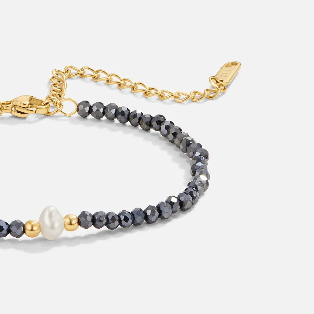 Vioraia Midnight Pearl Bracelet