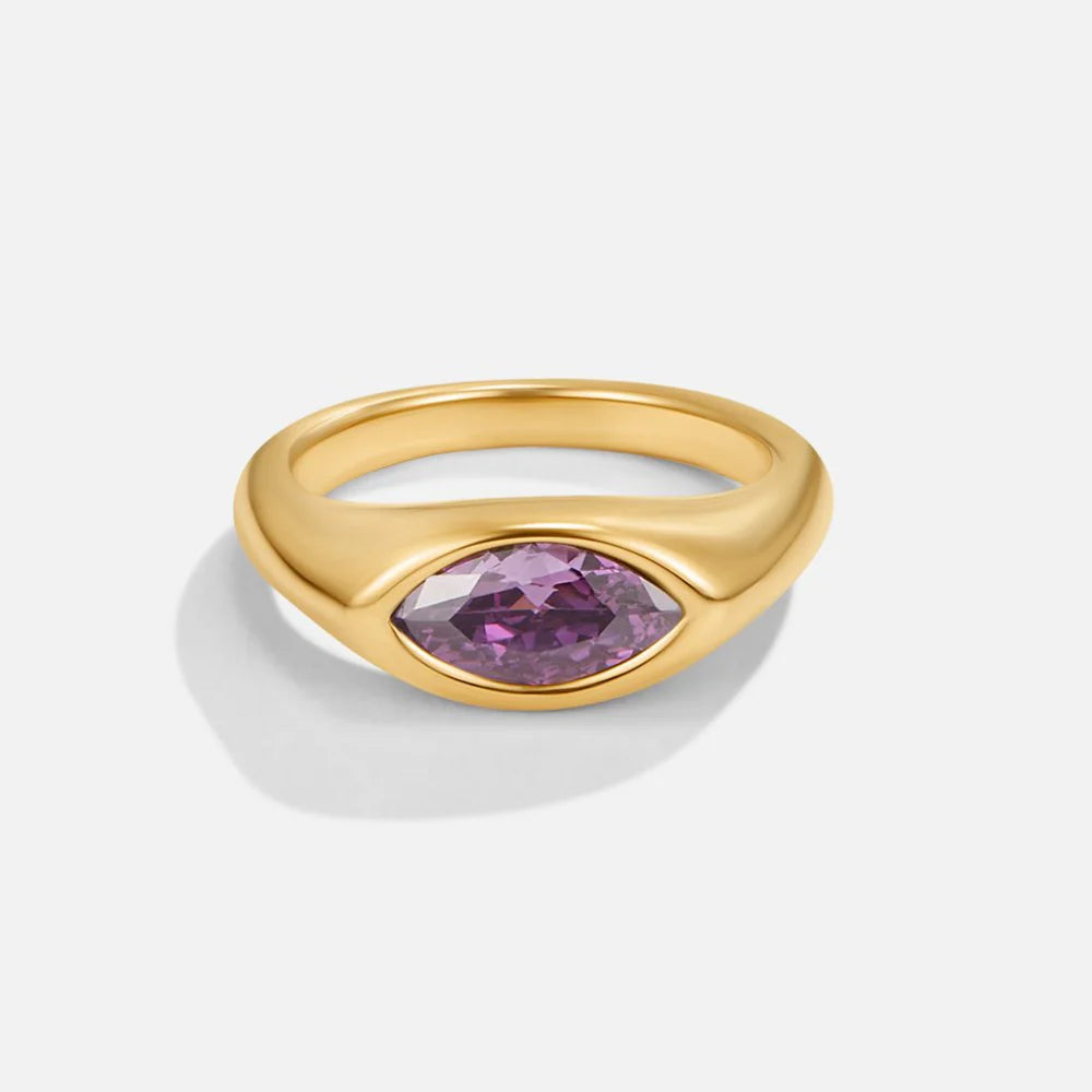 Vioraia Purple Arizona Crystal Ring