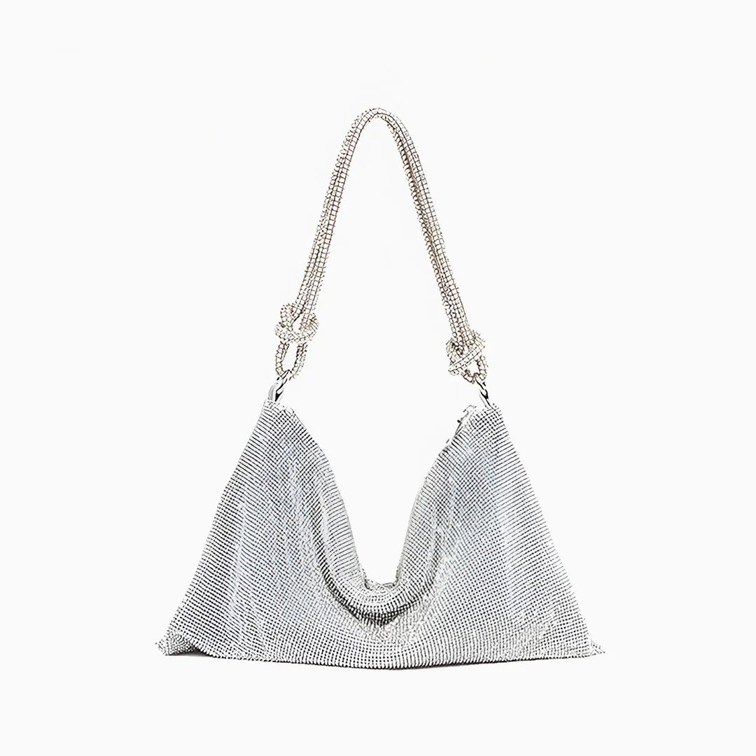 Vioraia Venus Rhinestone Shoulder Bag