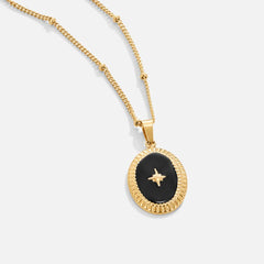 Vioraia Midnight Star Onyx Necklace