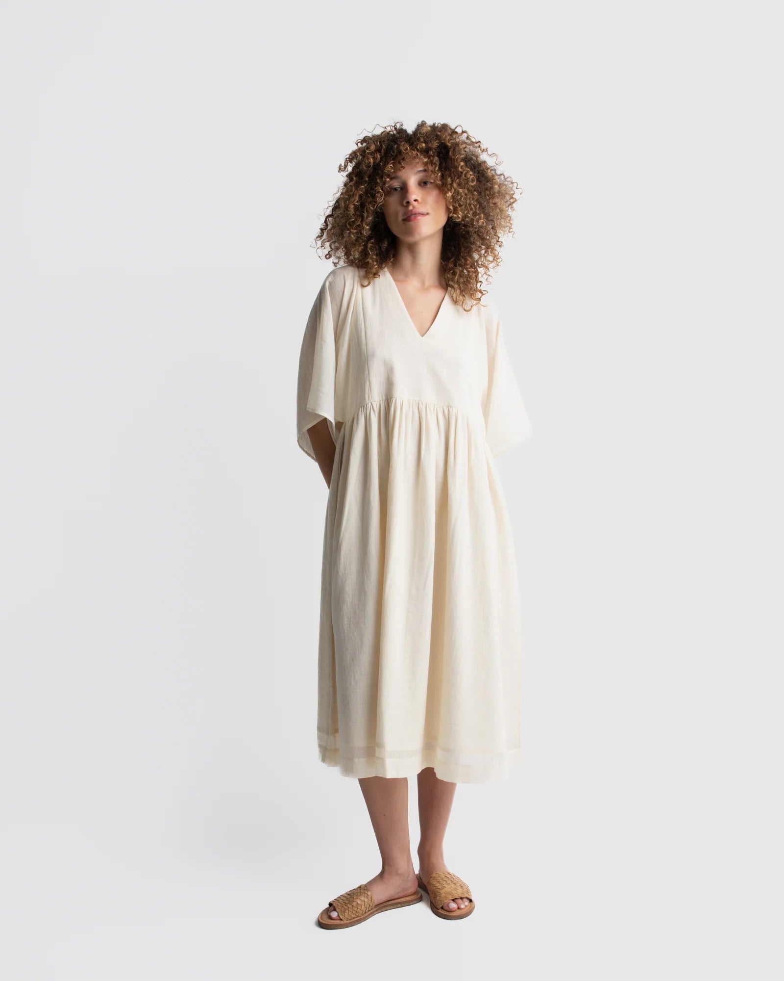 Boxy Sleeve Summer Dress