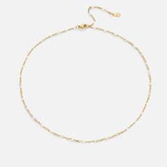 Vioraia Mila White Bead Necklace