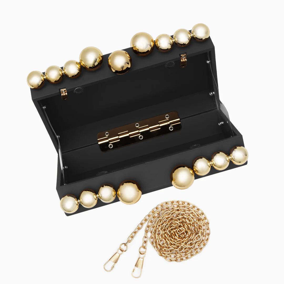 Vioraia Verdant Orbit Clutch Bag