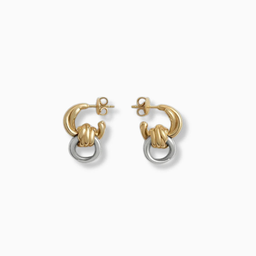 Vioraia Tangent Loop Earrings