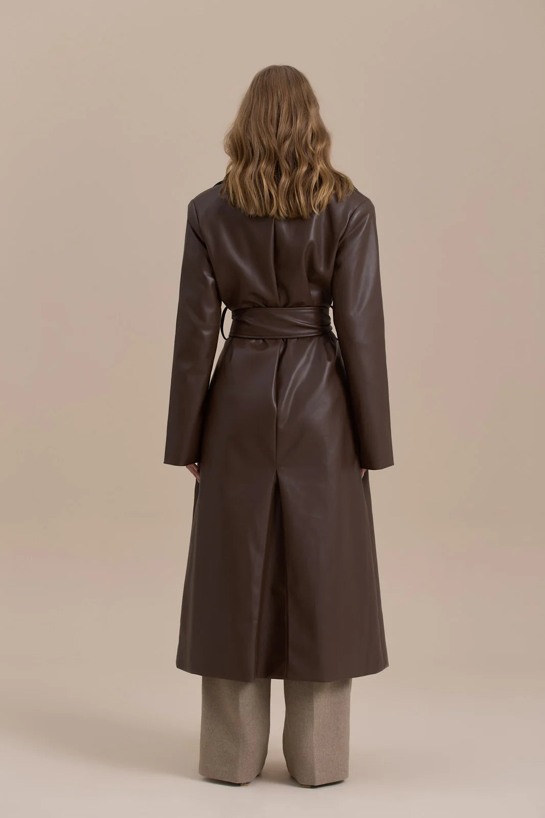 ANUSHKA TRENCH COAT | CHOCOLATE