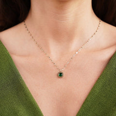 Vioraia Green Crystal Athena Necklace