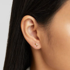 Vioraia Graffiti X Stud Earrings