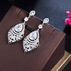 Vioraia Celestia Crystal Drop Earrings