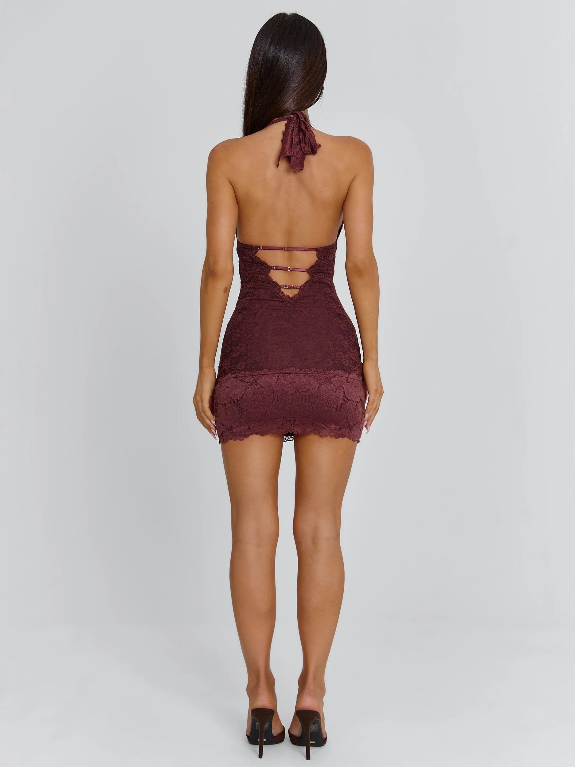 Lucy's INDIA MINI DRESS DARK MAUVE