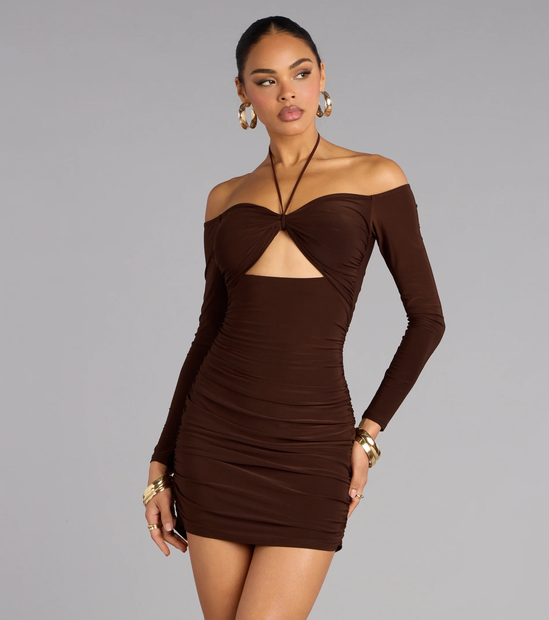 Sweet Intentions Halter Mini Dress