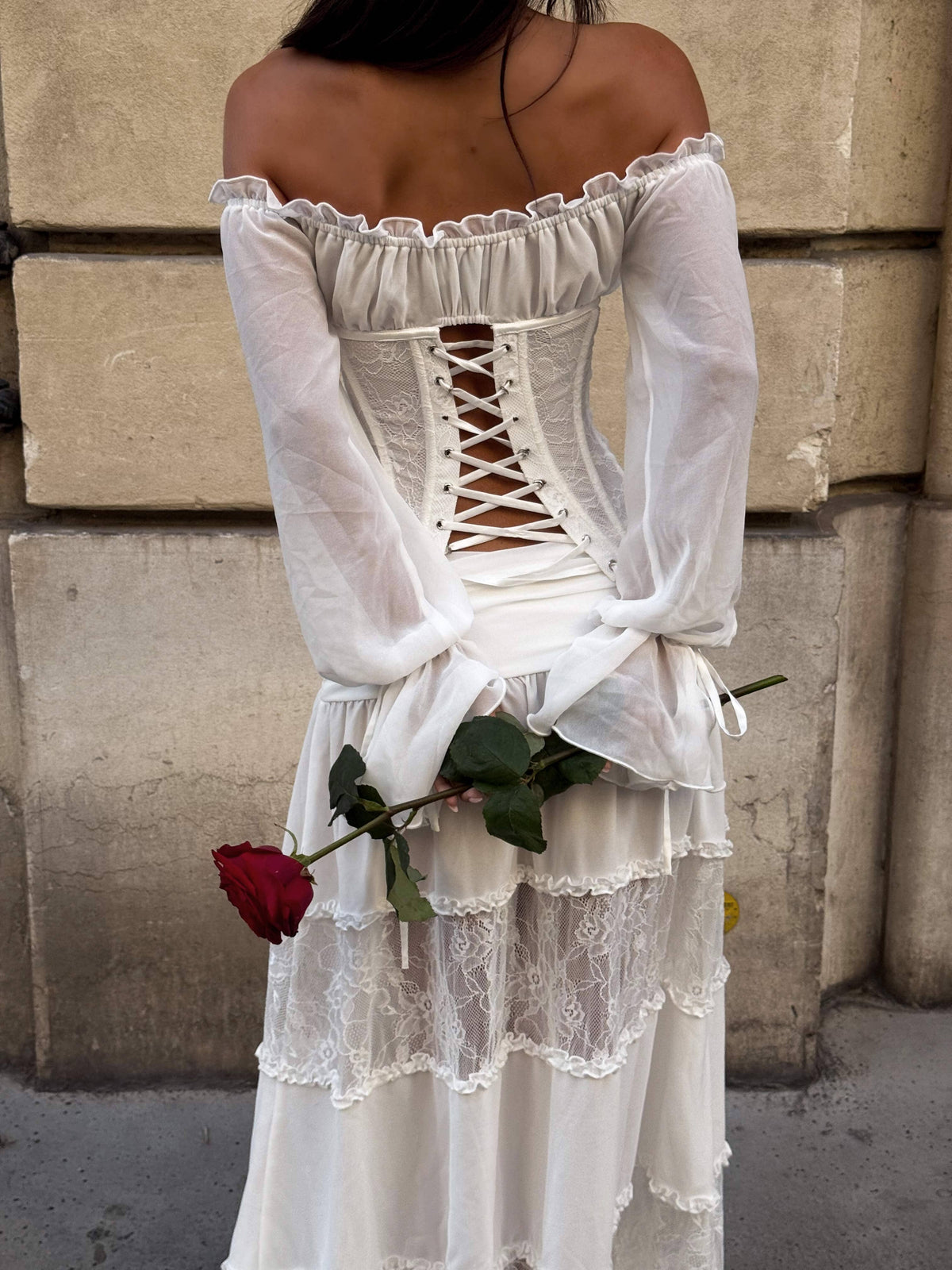 Lucy's SOLALNES SKIRT WHITE